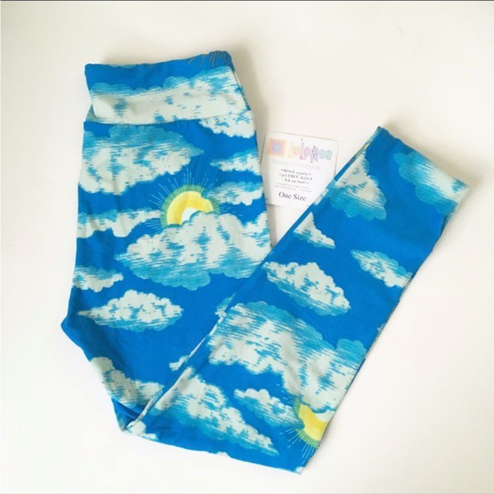 Lularoe OS clouds and sun NWT